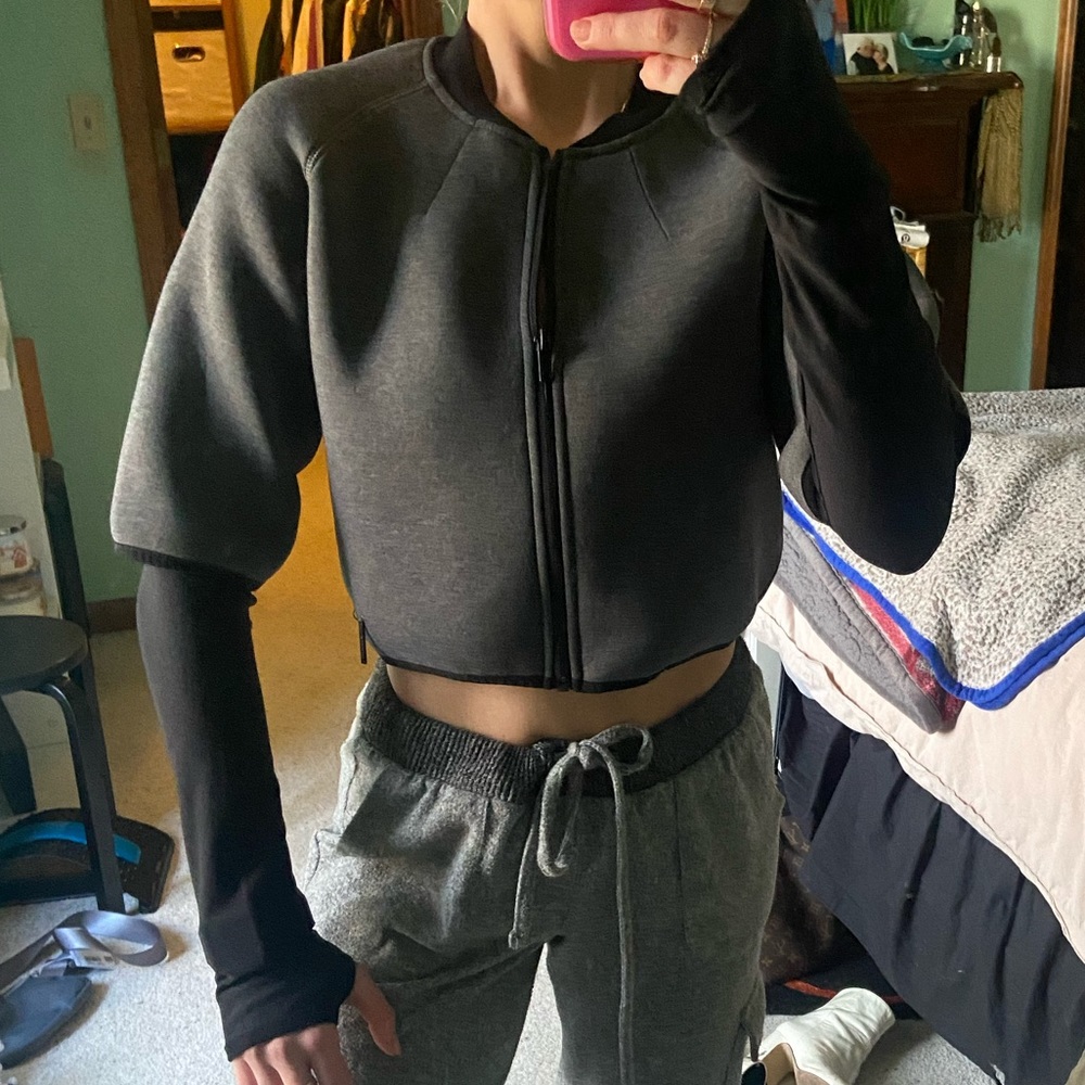 Cropped zip up jacket - Picture 6 of 6